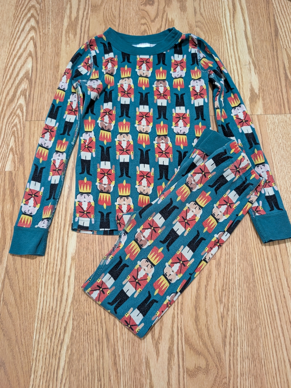 Hanna Andersson Nutcracker Print Pajamas Long Sleeve Pants 130 8